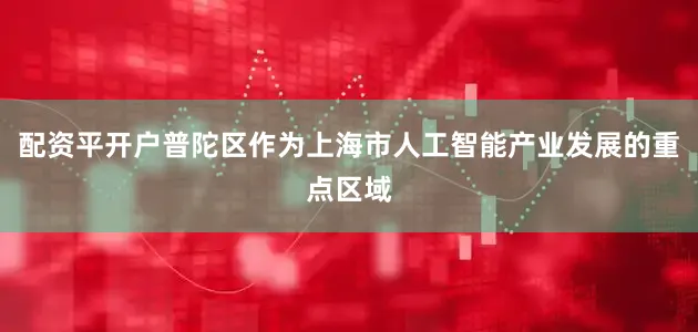 配资平开户普陀区作为上海市人工智能产业发展的重点区域