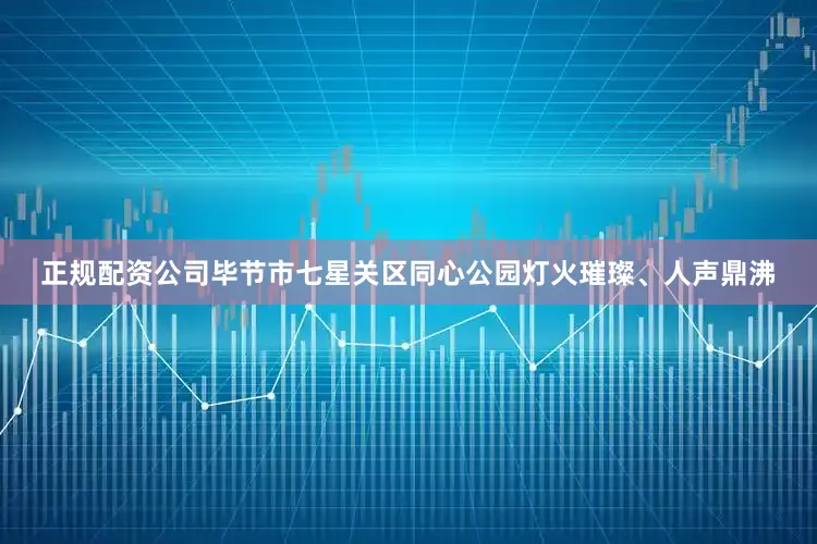 正规配资公司毕节市七星关区同心公园灯火璀璨、人声鼎沸